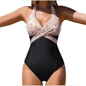 Cupshe | Women’s Halter One Piece Swimsuit